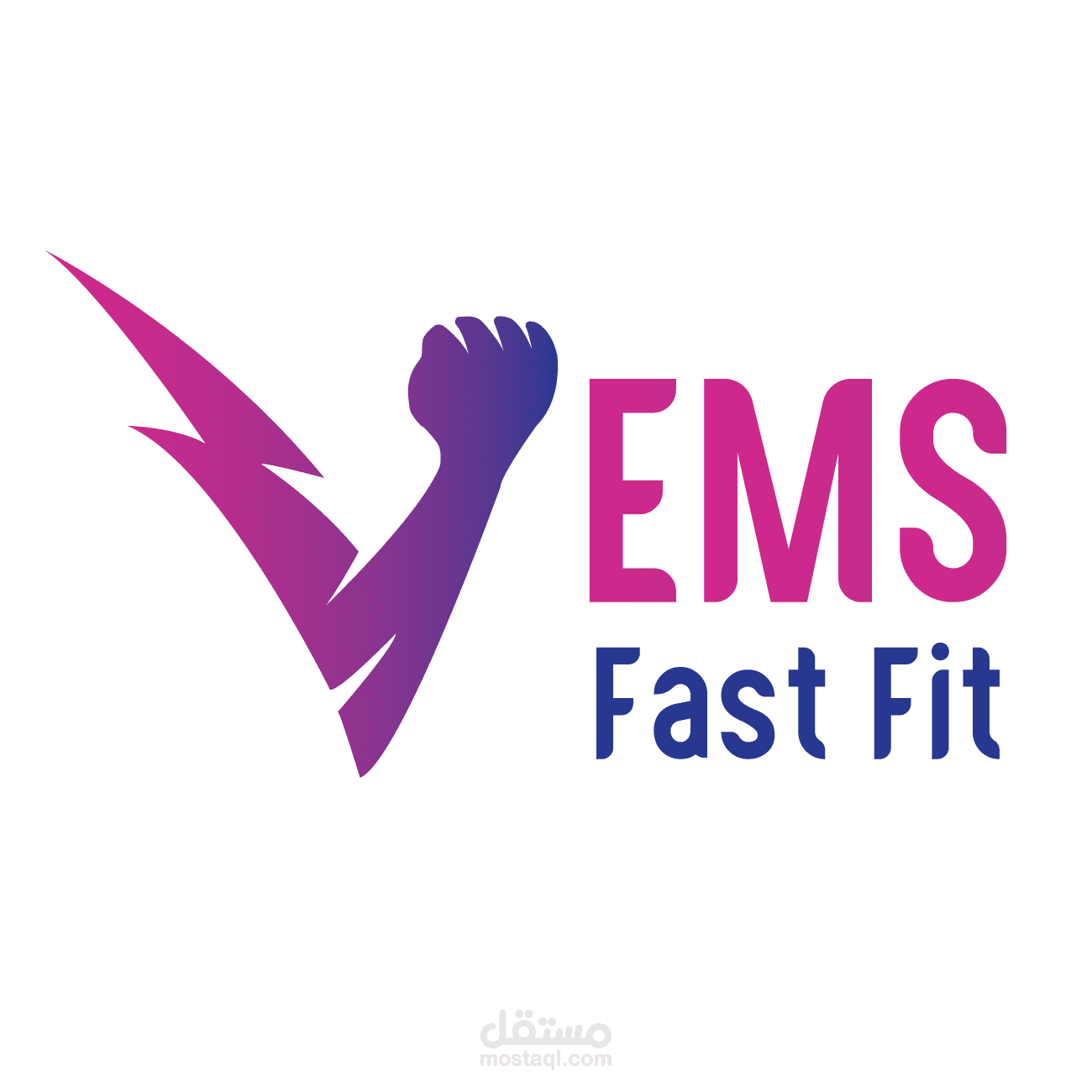 هوية بصرية لمركز لياقة بدنية