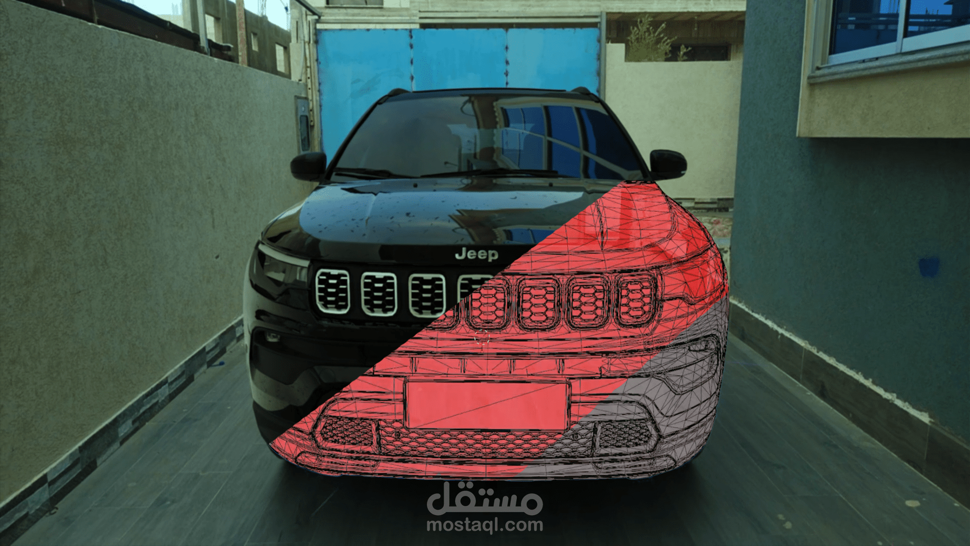 سيارة مصنوعة بالكمبيوتر CGI Car