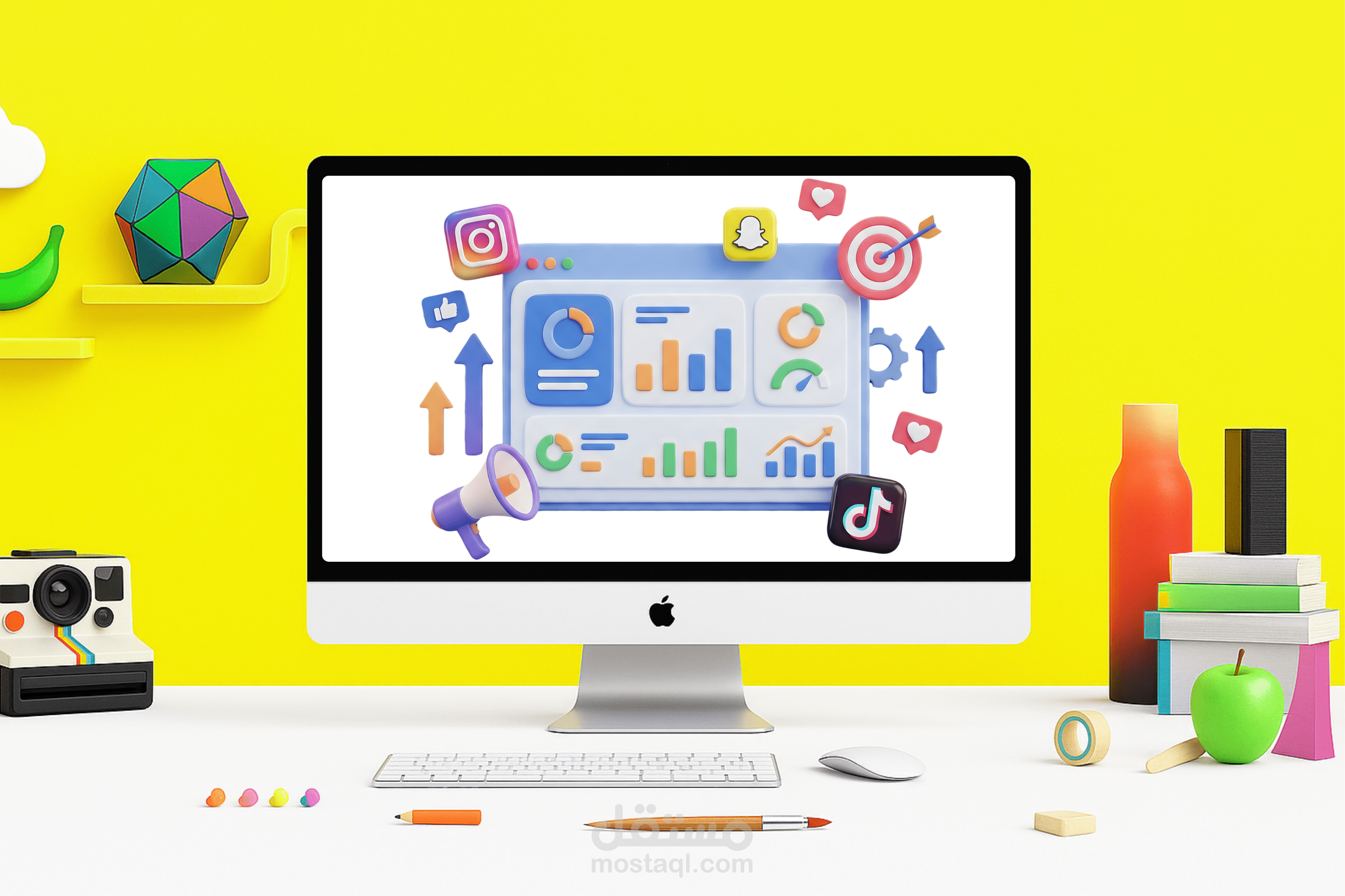 إدارة حملات إعلانية وصناعة محتوى لمحل حلويات لزيادة المبيعات عبر السوشيال ميديا