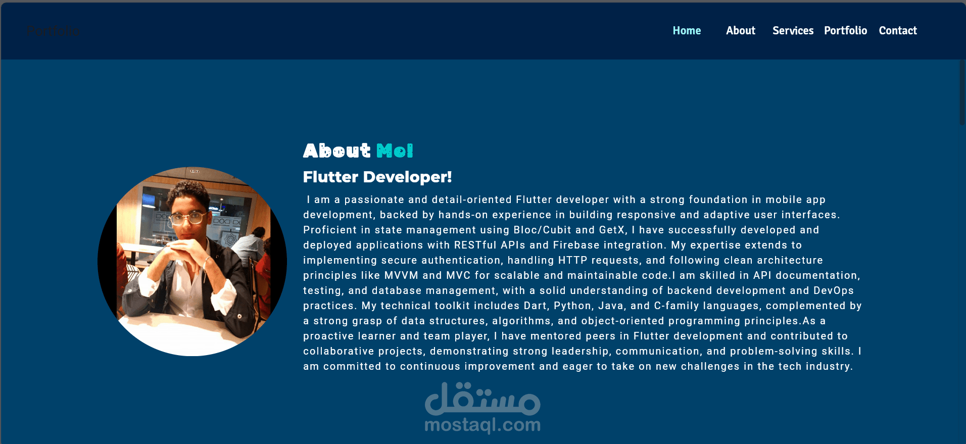 موقع السيرة الذاتية (بورتفوليو)