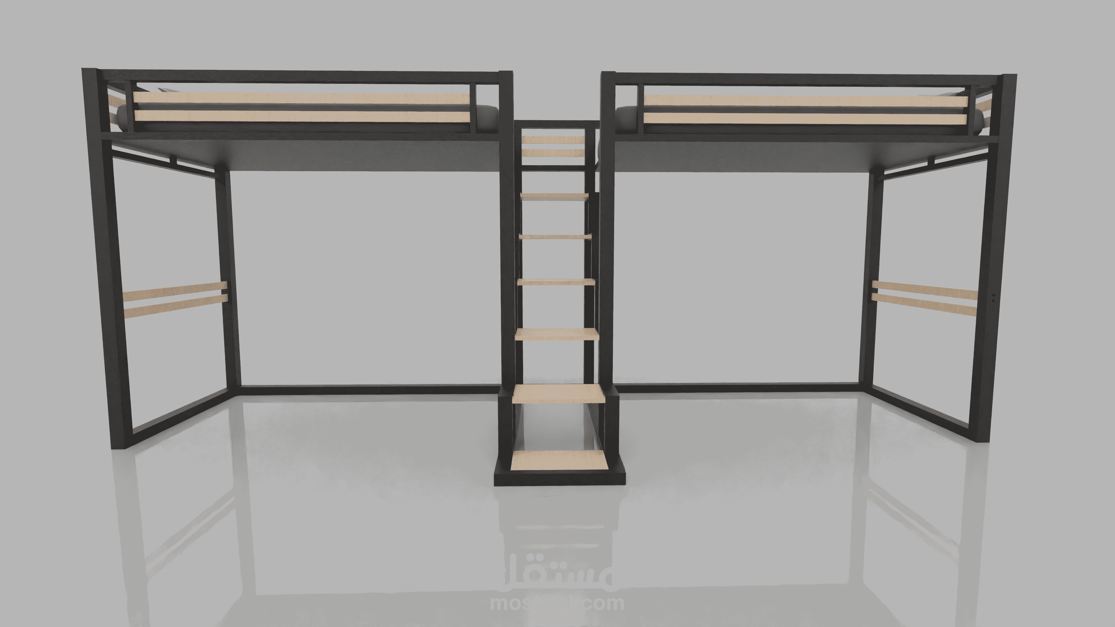 تصميم لسرير مزدوج "LoftBed"