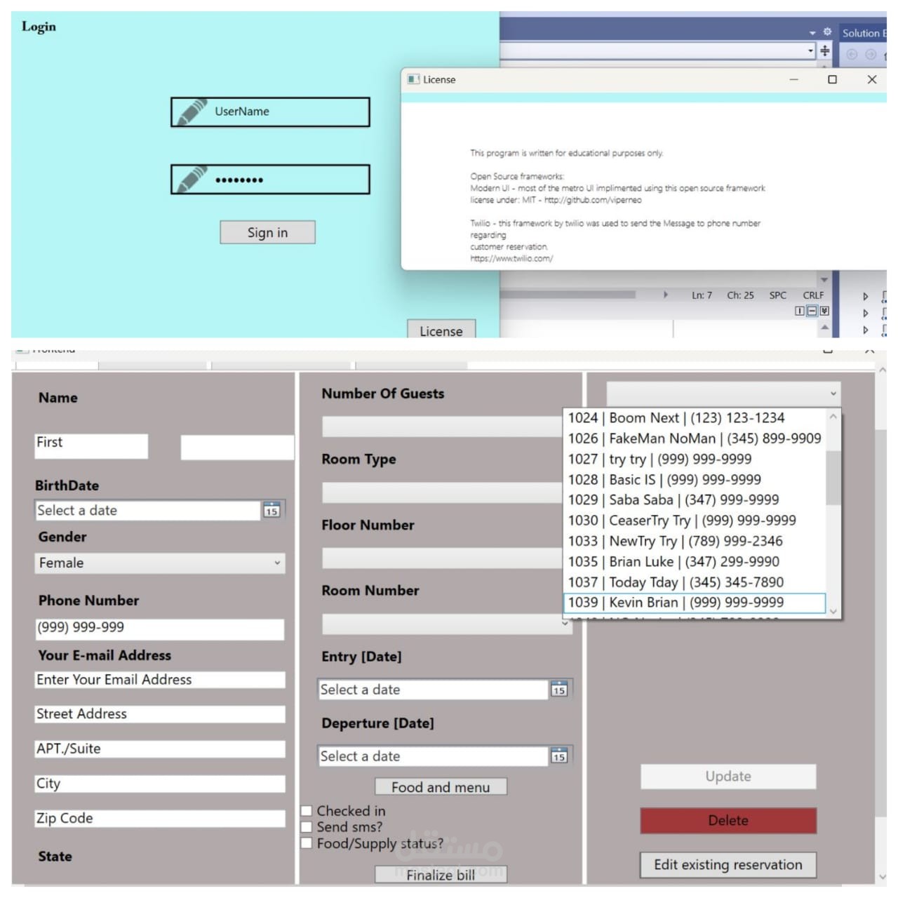 WPF project using Entity Framework