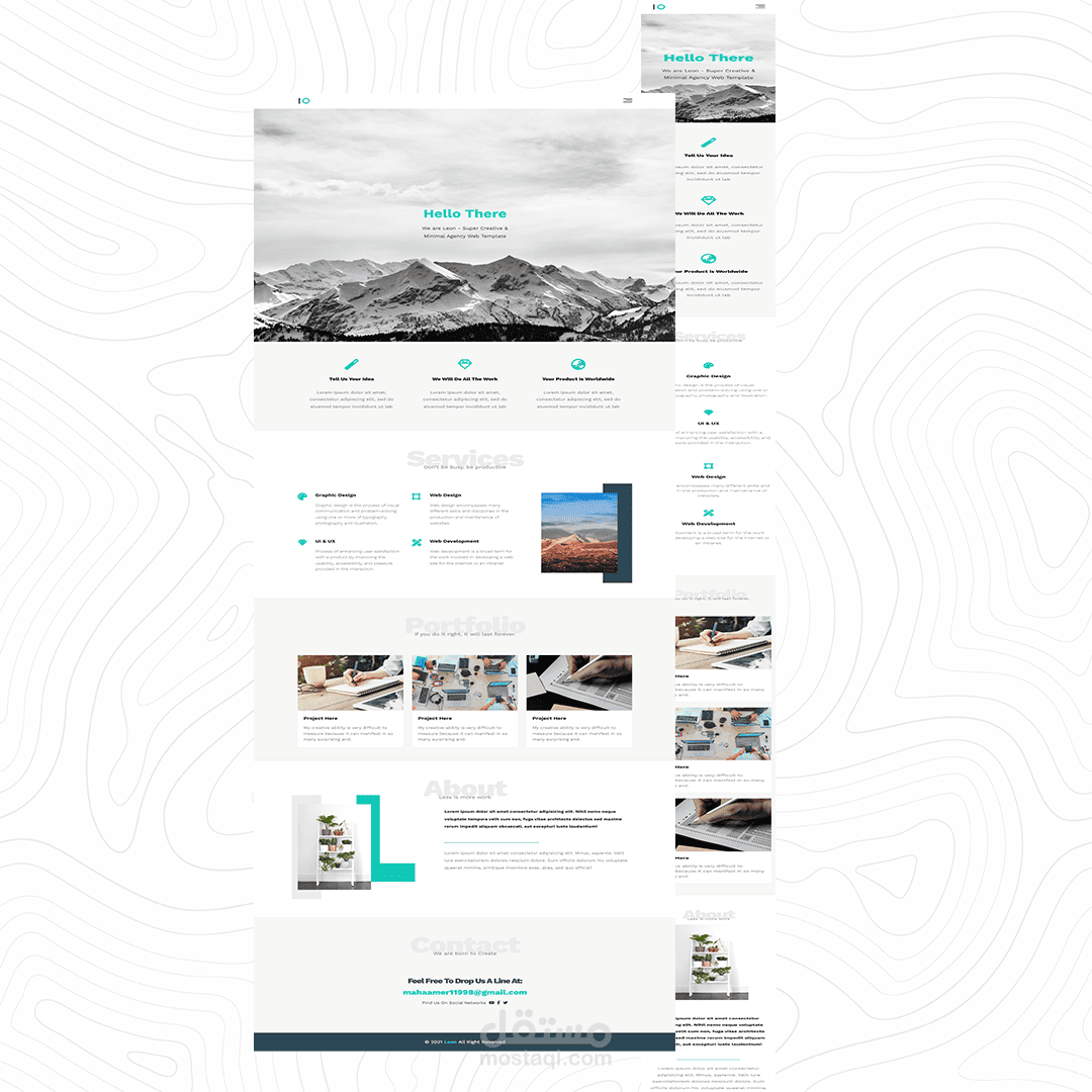 Leo Website | مستقل