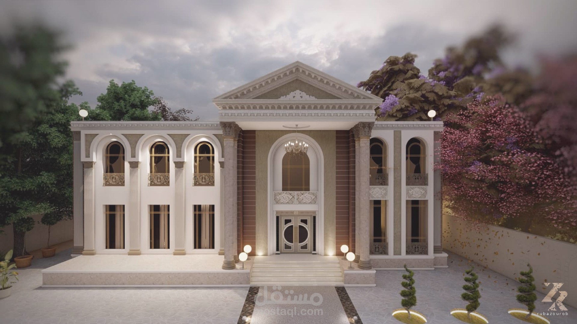 تصميم خارجي|| فيلا  سكنية