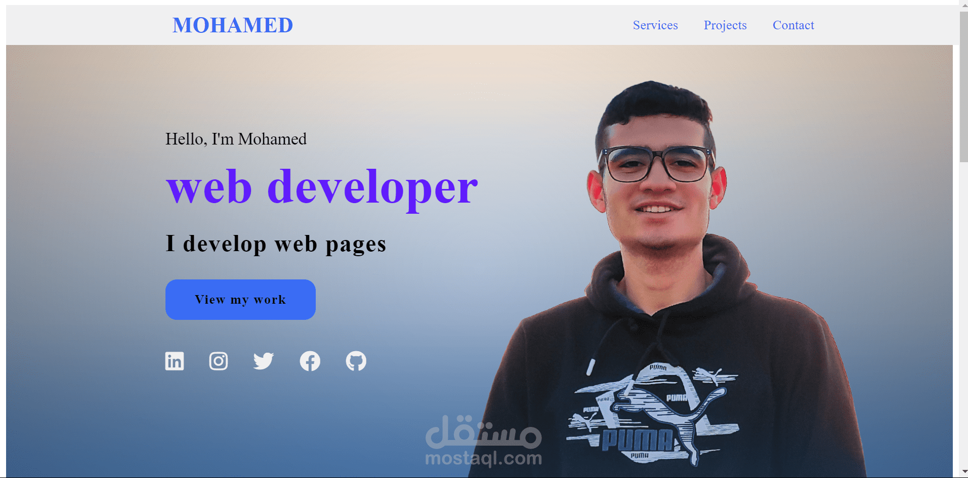 ويب سايت تعريفي