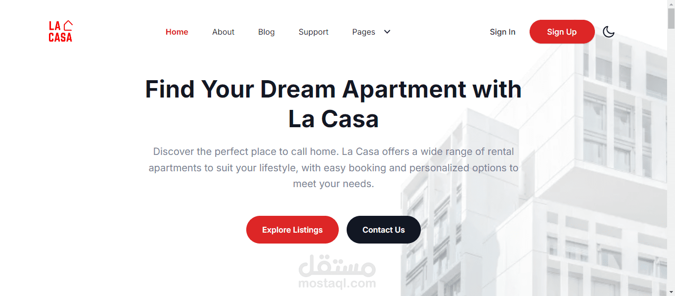 la casa website