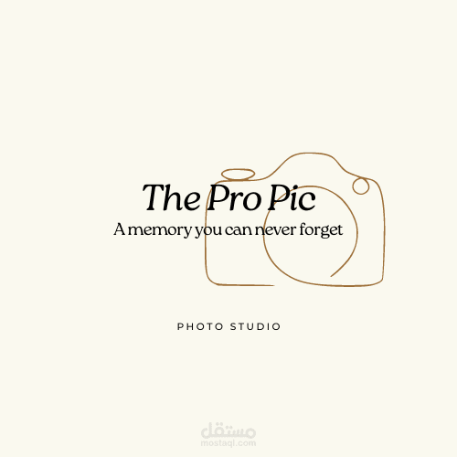 تصميم شعار مكتب تصوير