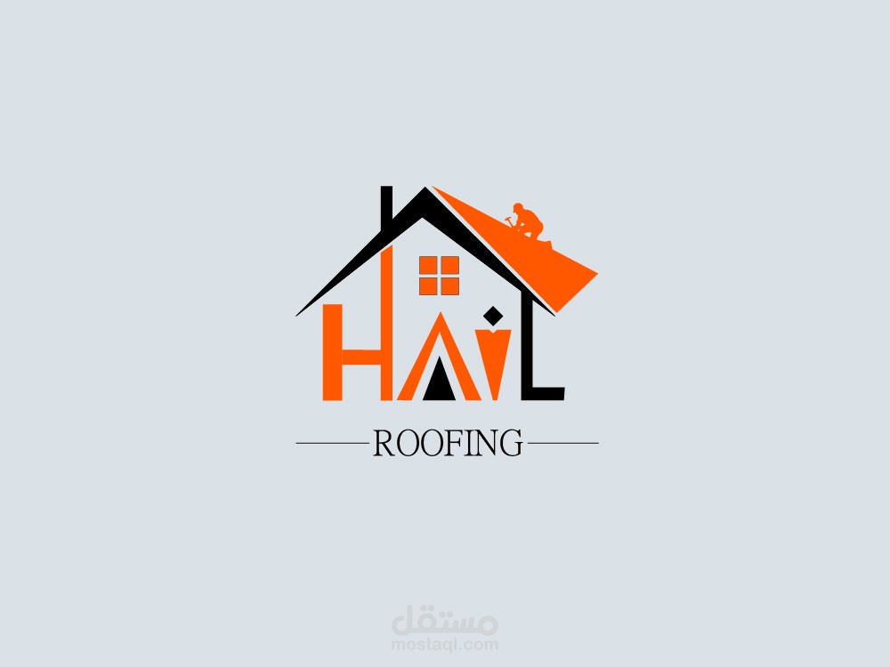 تصميم شعار لشركة بناء اسطح المنازل