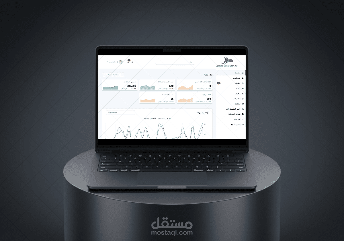 نظام إدارة أعمال متكامل - Next.js 15 | لوحة تحكم شاملة لإدارة المبيعات، الاجتماعات، والتقارير