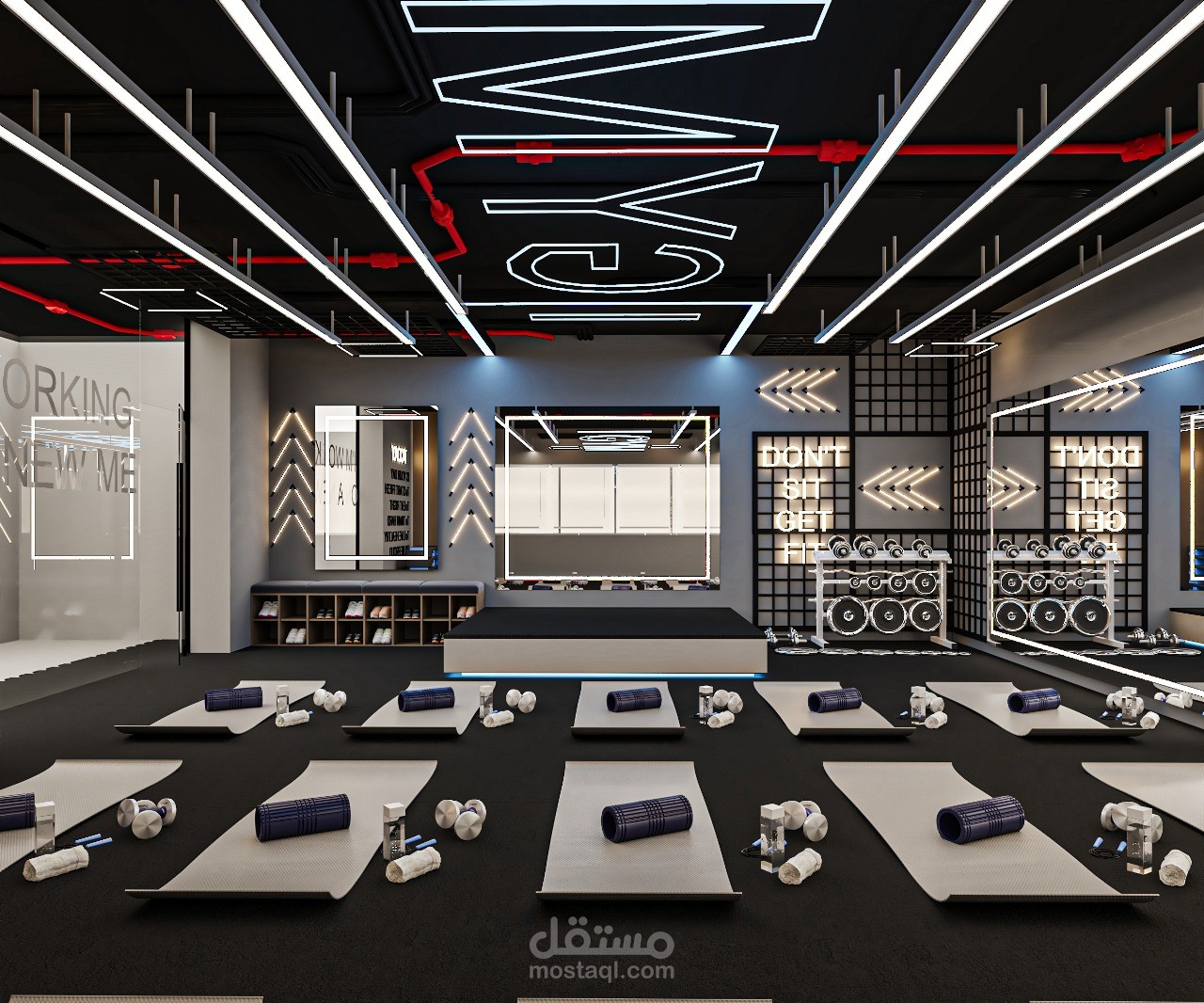 Aerobic & Pilates Studio Design