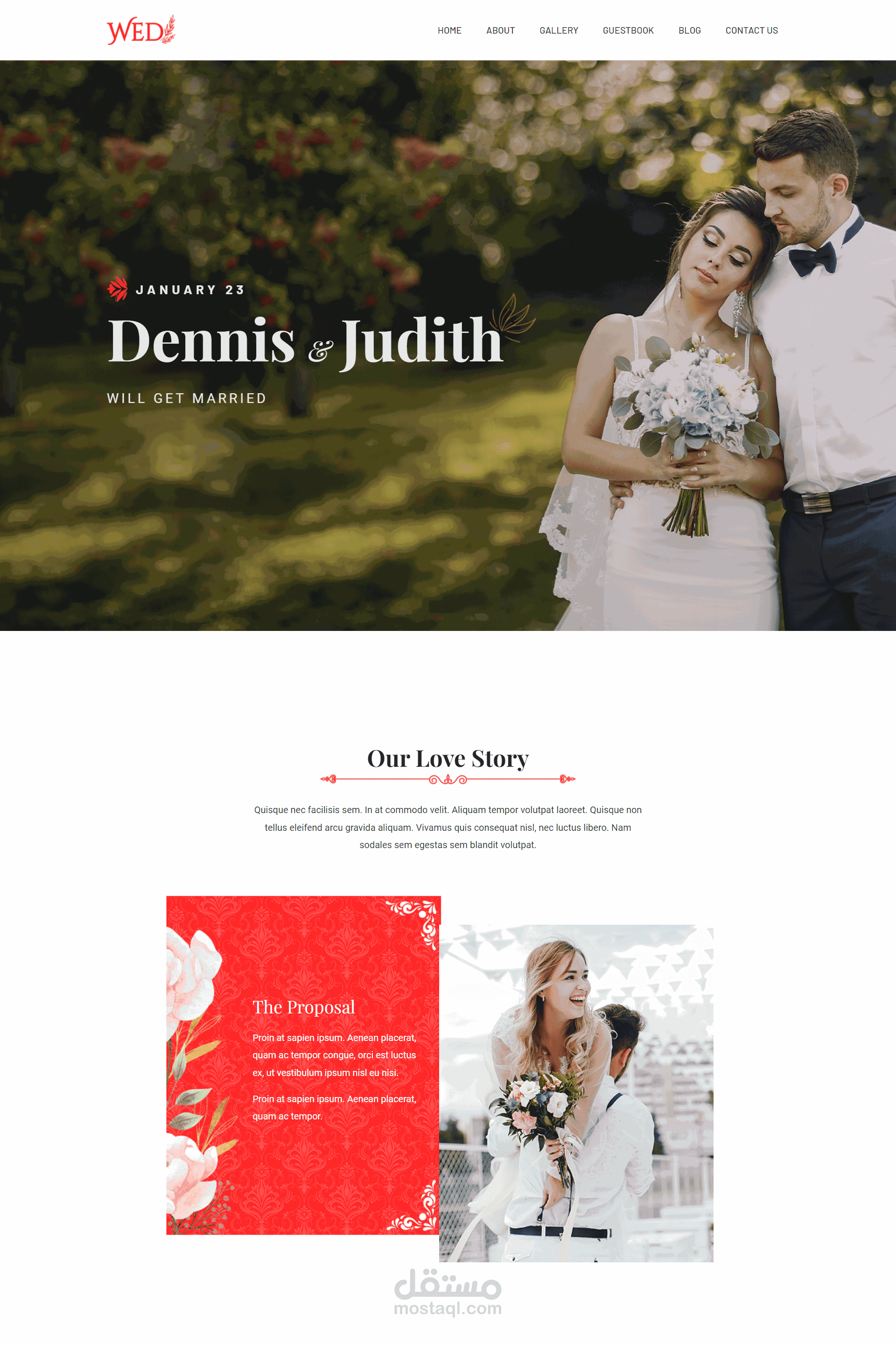 Wedding Template