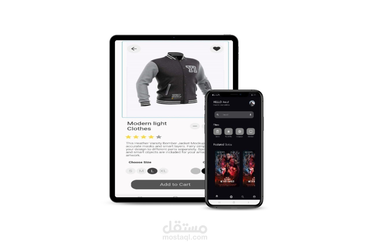 mobile application & website with Flutter