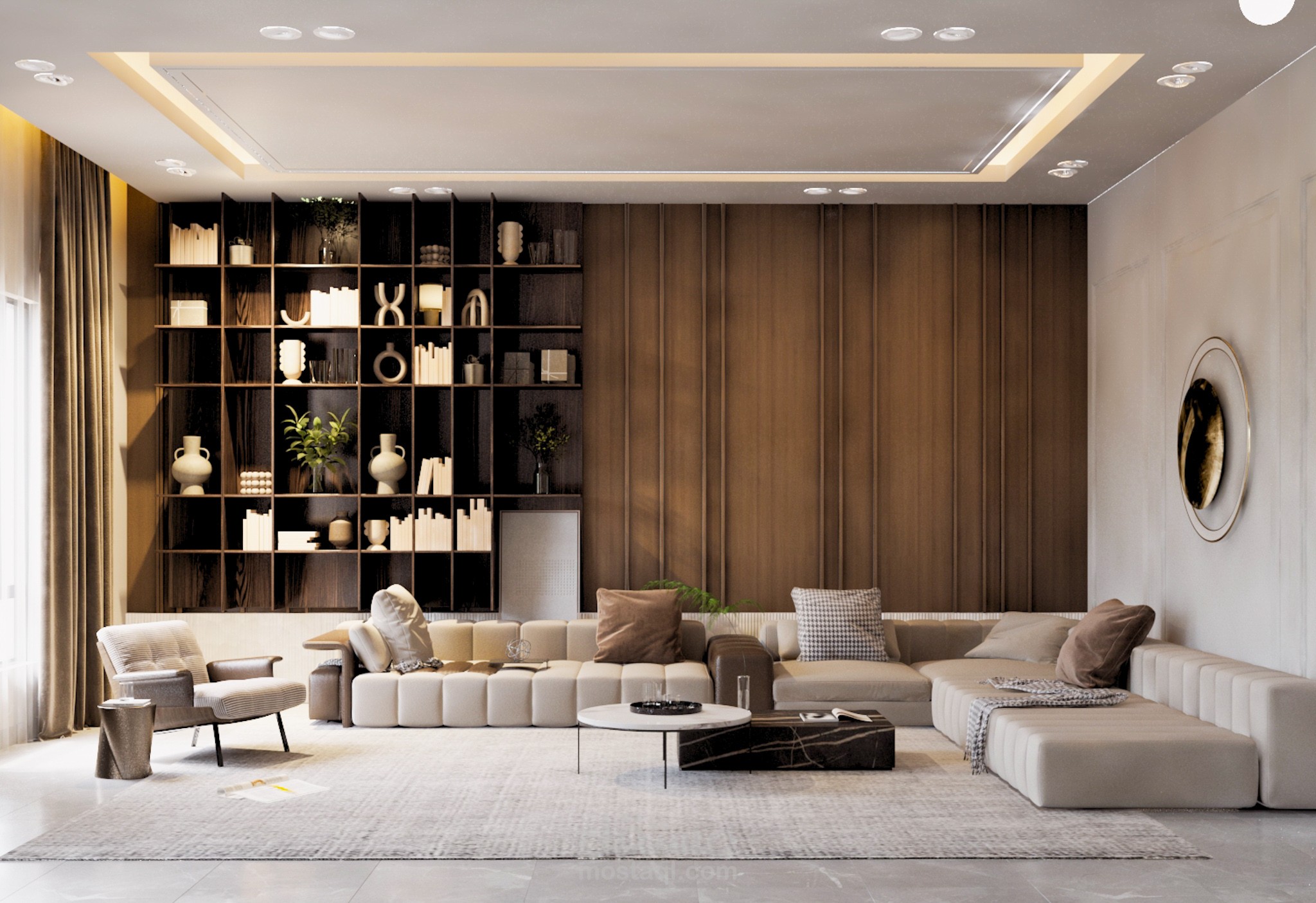 تصميم داخلي لشالية بطراز حديث