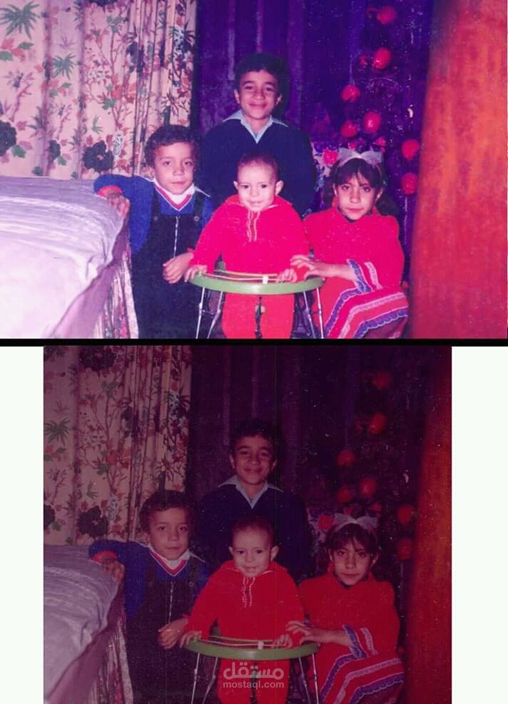 تعديل وتكبير صوره قديمه وتجهيزها للطباعه