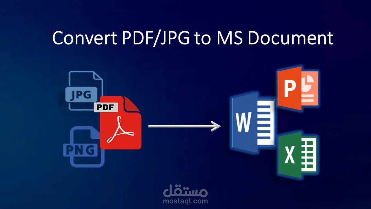 Word and excel  to pdf file