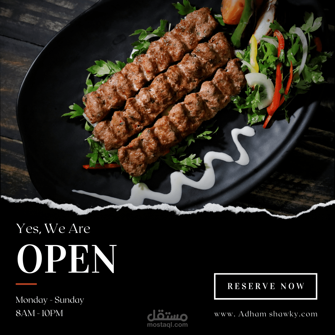 Restaurant menu