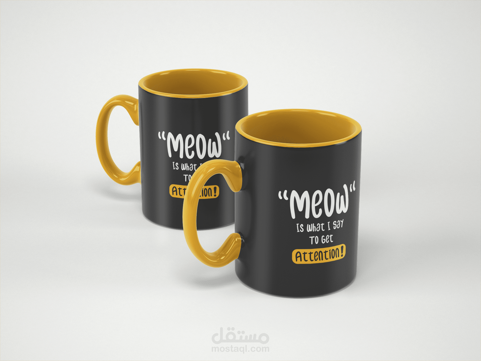 تصميم أكواب القهوة لمحبي القطط