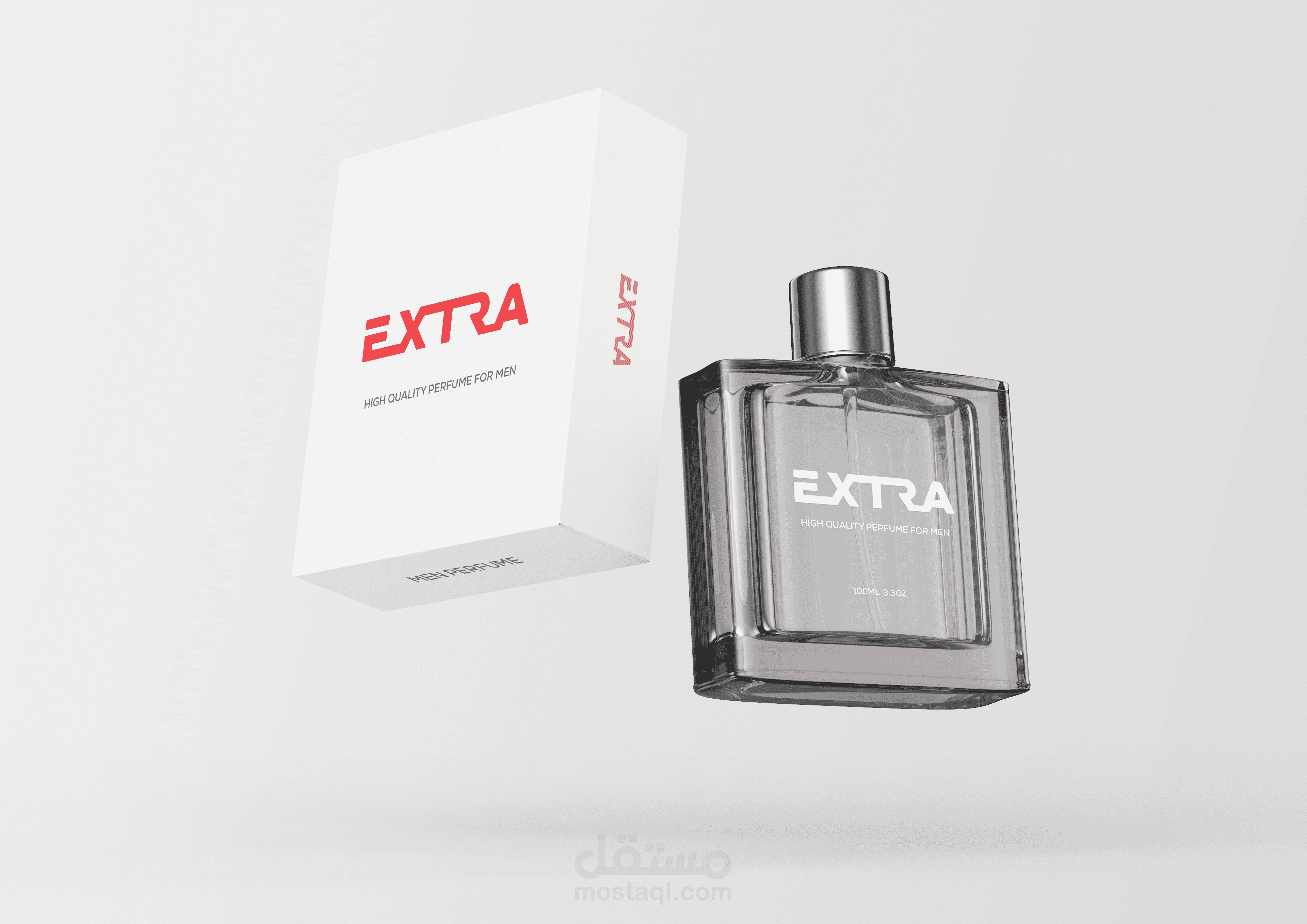 Perfum brand mockup