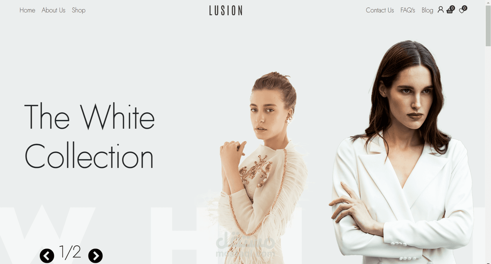 متجر lusion متكامل