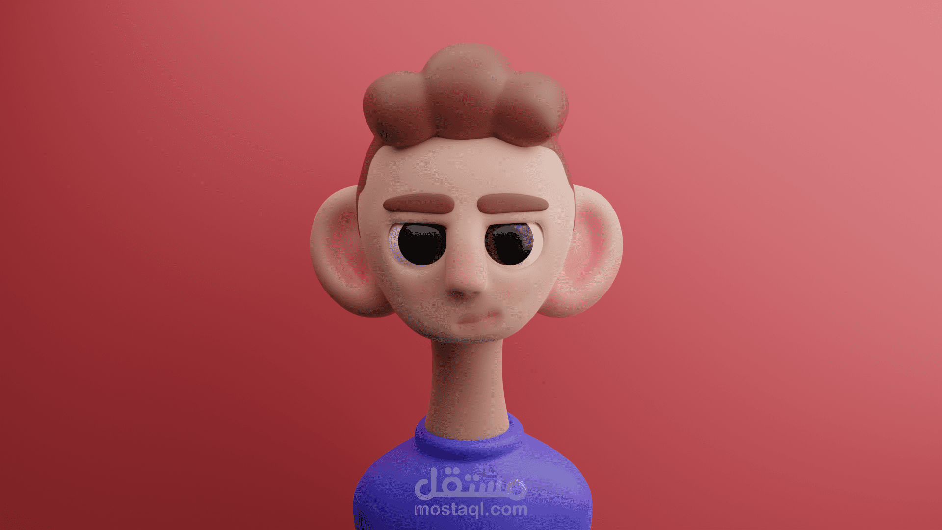 تصميم شخصية كرتونية 3d باستخدام برنامج بلندر blender
