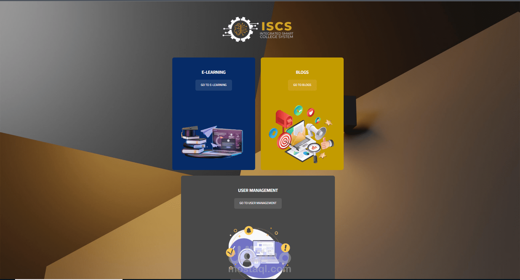 موقع لاداره المستخدمين في الجامعات (ISCS)