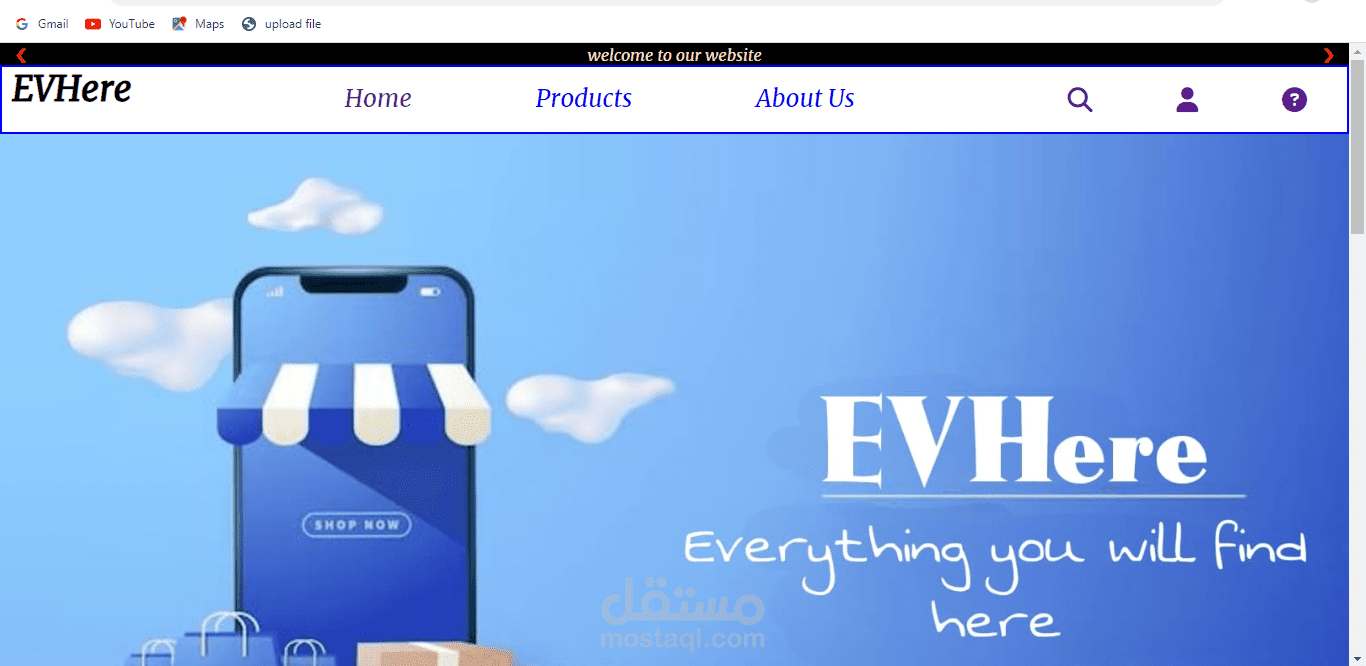 (E-commerce Website(Using JS