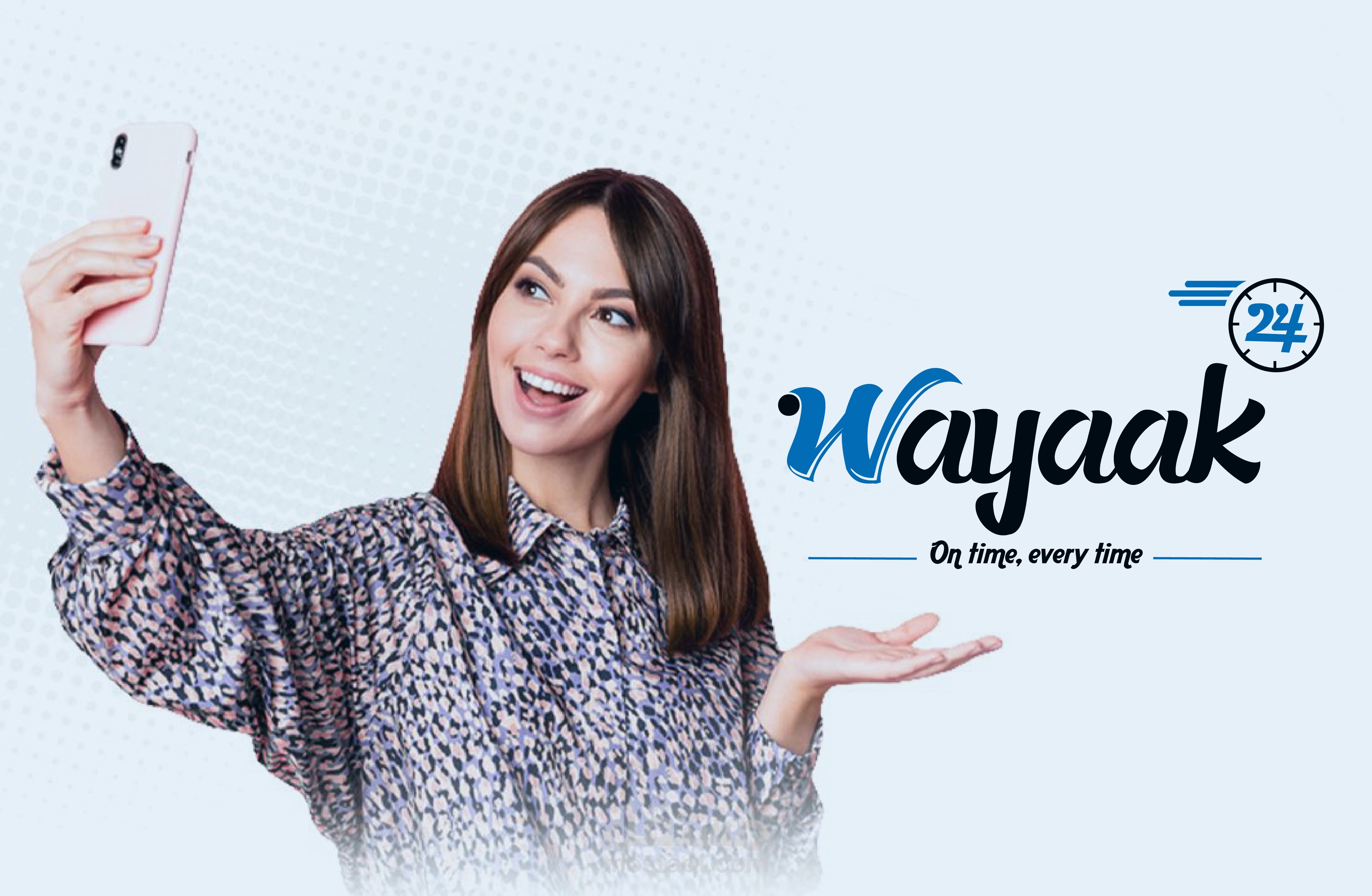 تصميم لوجو . logo design - تطبيق  wayaak