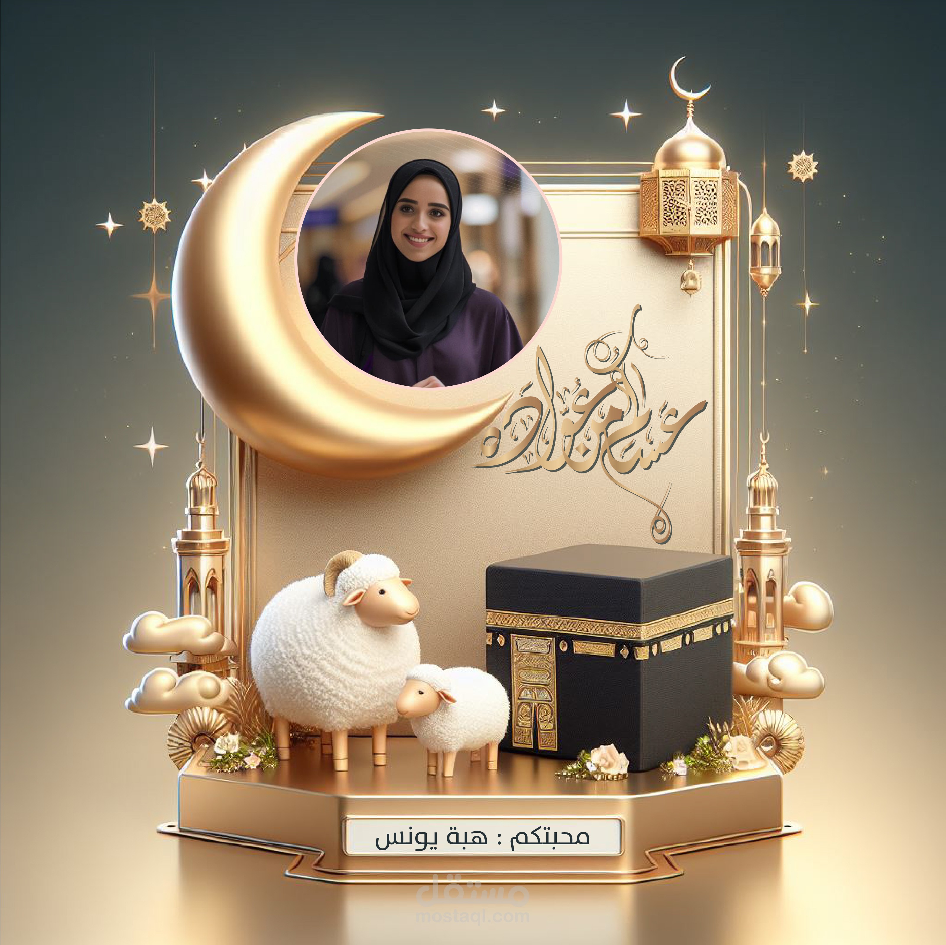 تهنئة بمناسبة عيد الأضحي المبارك