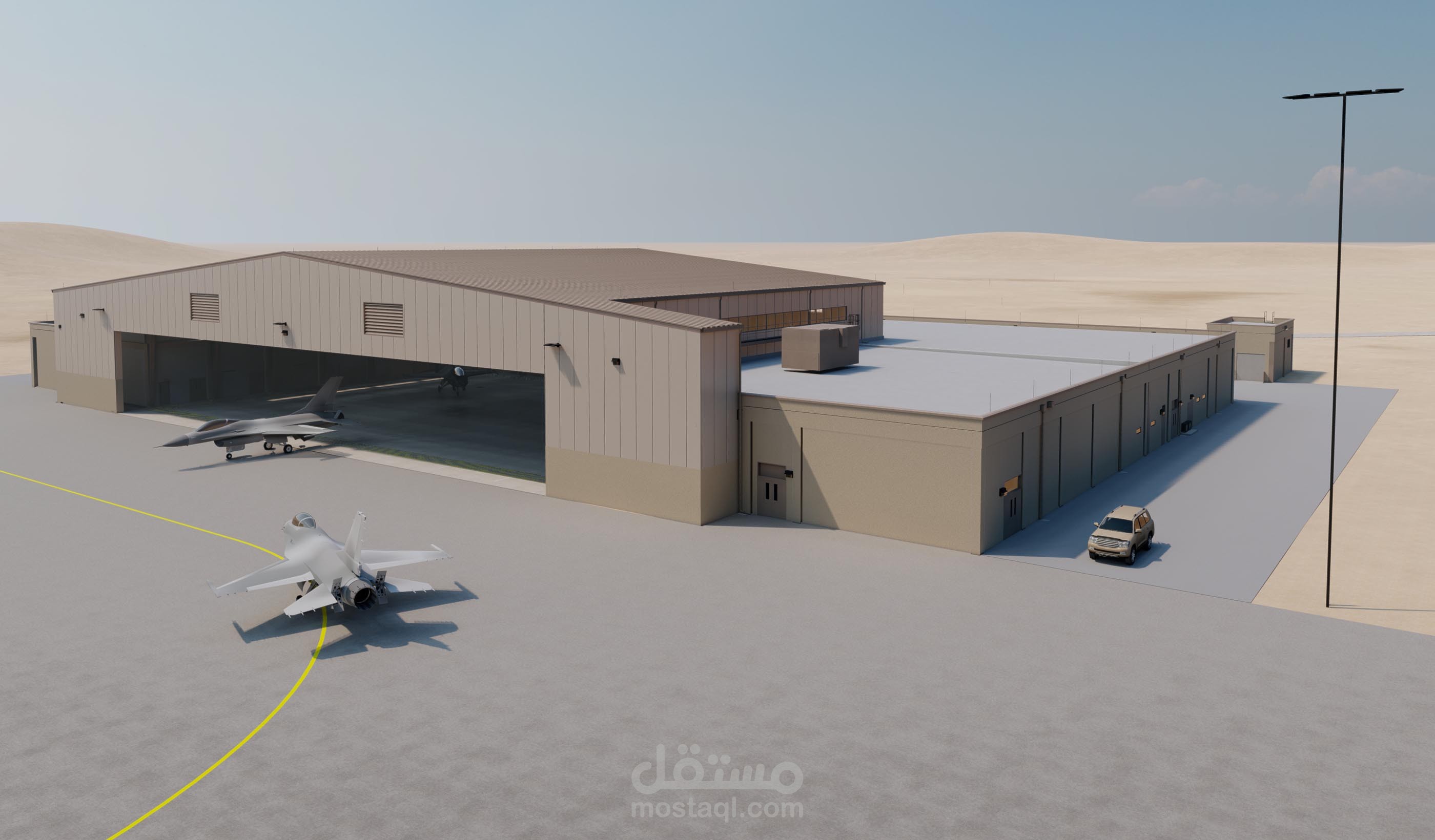 مشروع هانجر طائرات