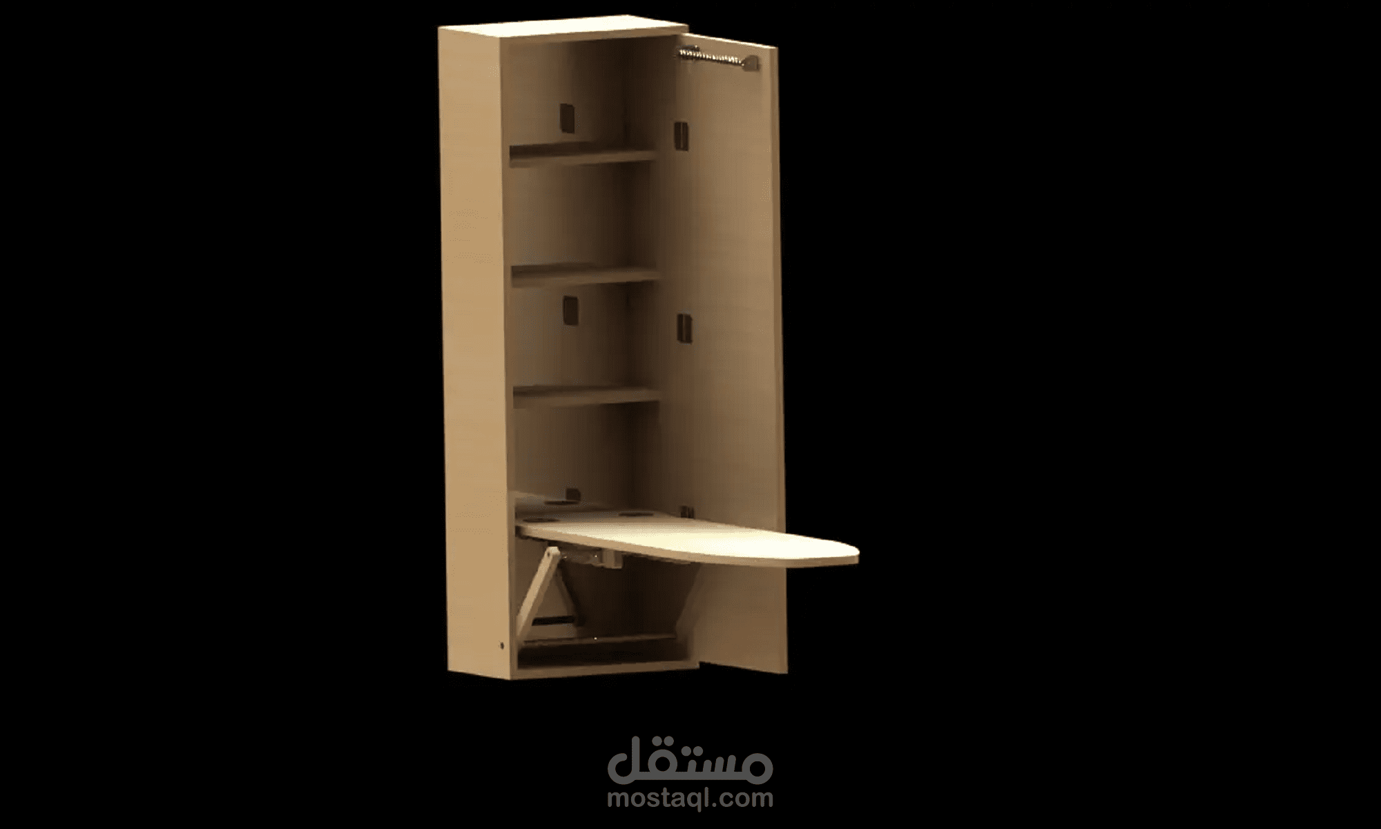 اعمال تنفيذيه لدولاب خشب مع cutlist