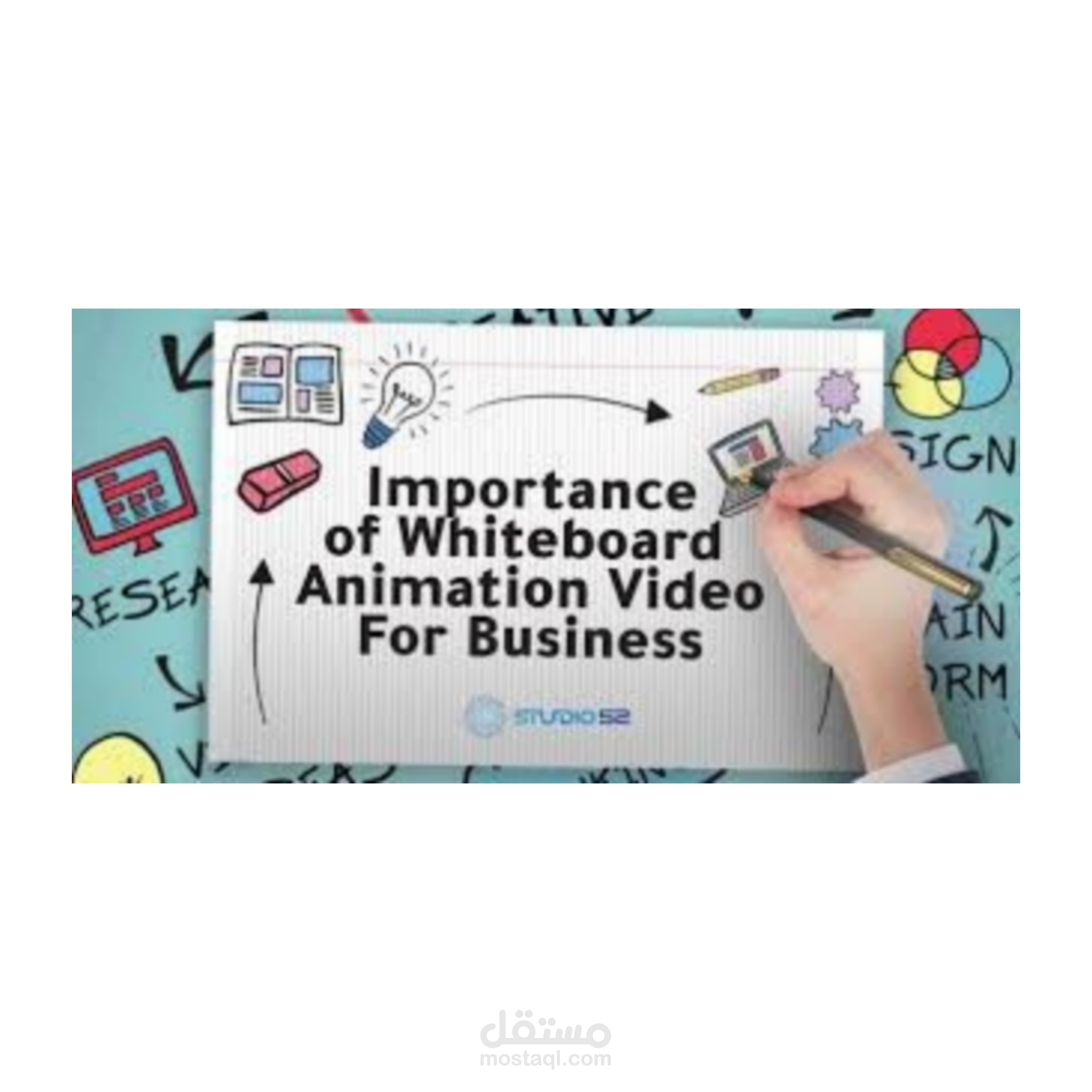 اعلانات وفيديوهات وايت بورد انيماشن