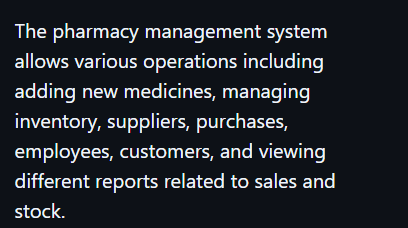 Moatsem Elgmeel Pharmacy System