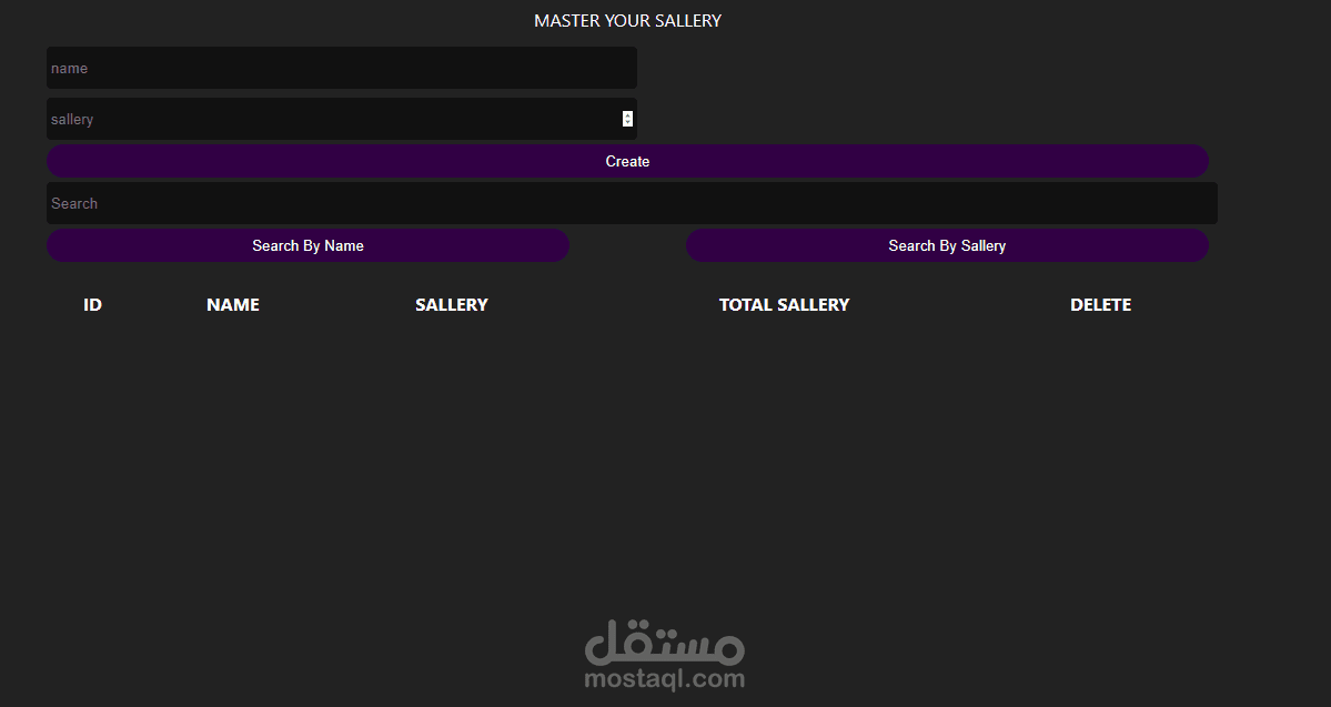 master your sallery