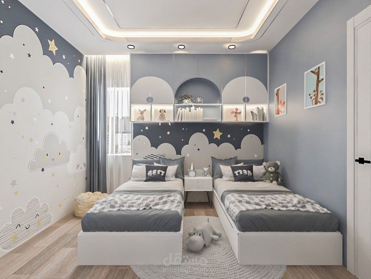 تصميم عصري لغرفة نوم الأطفال