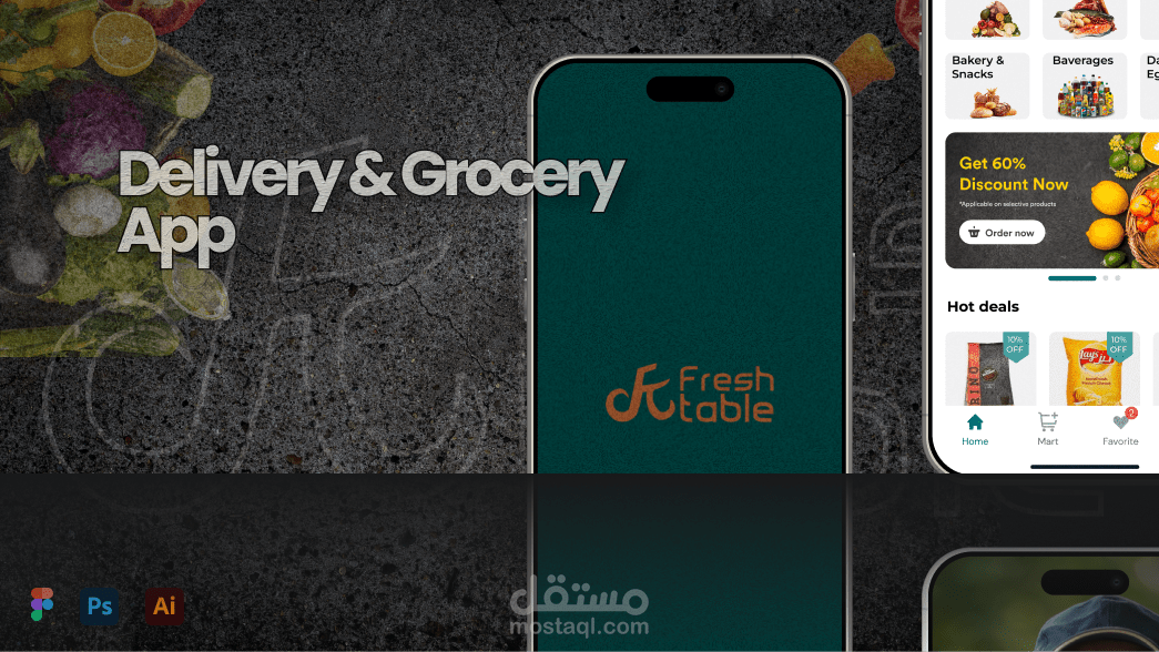 Delivery & Grocery App-Mobile UI UX Case Study