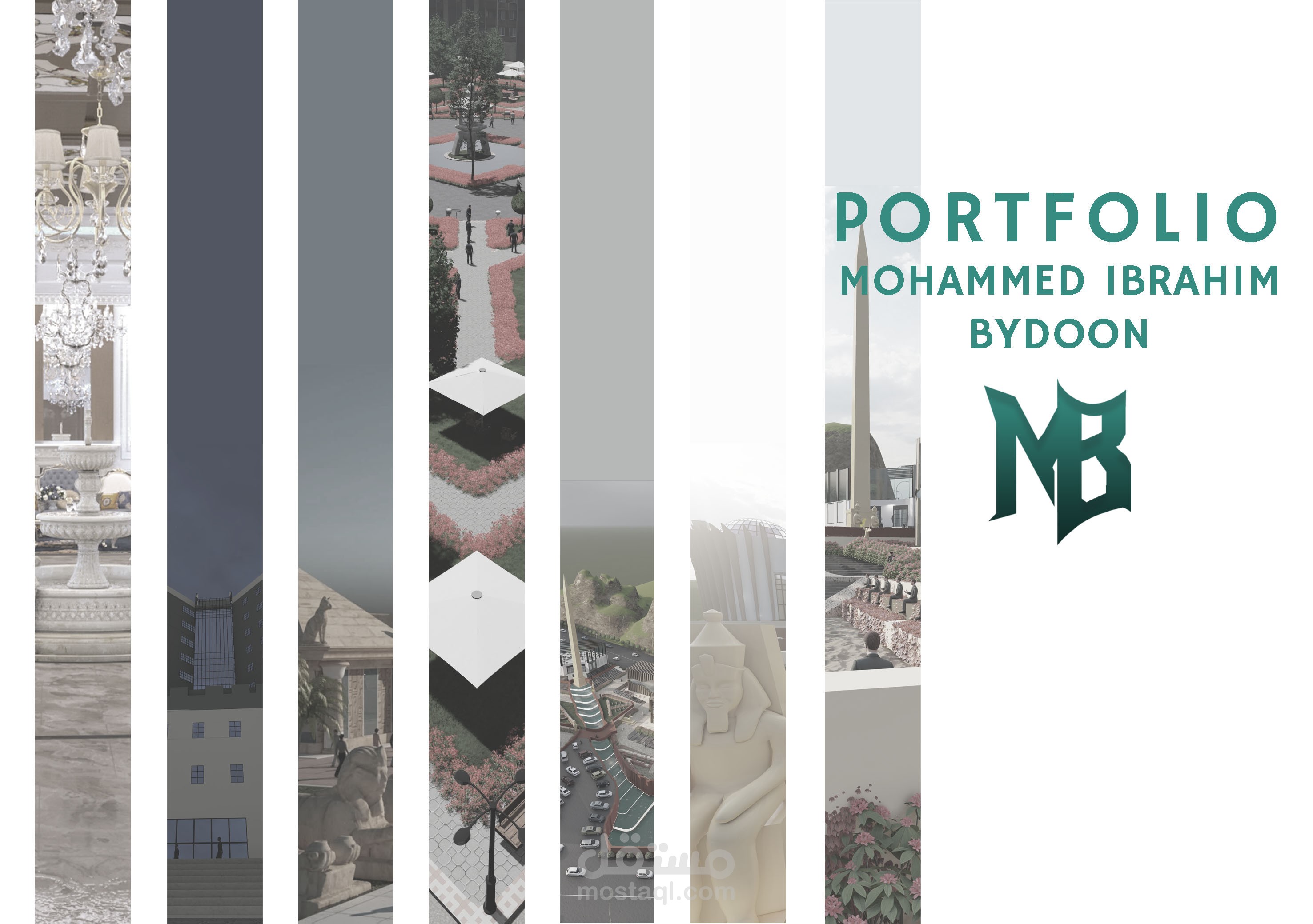 تصميم معرض أعمال احترافي/ Portfolio