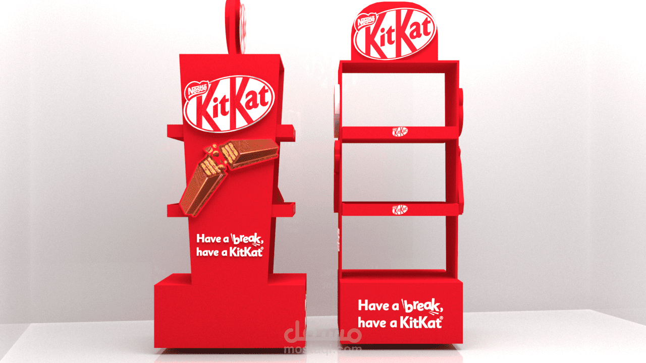 Kitkat Floor Display Design