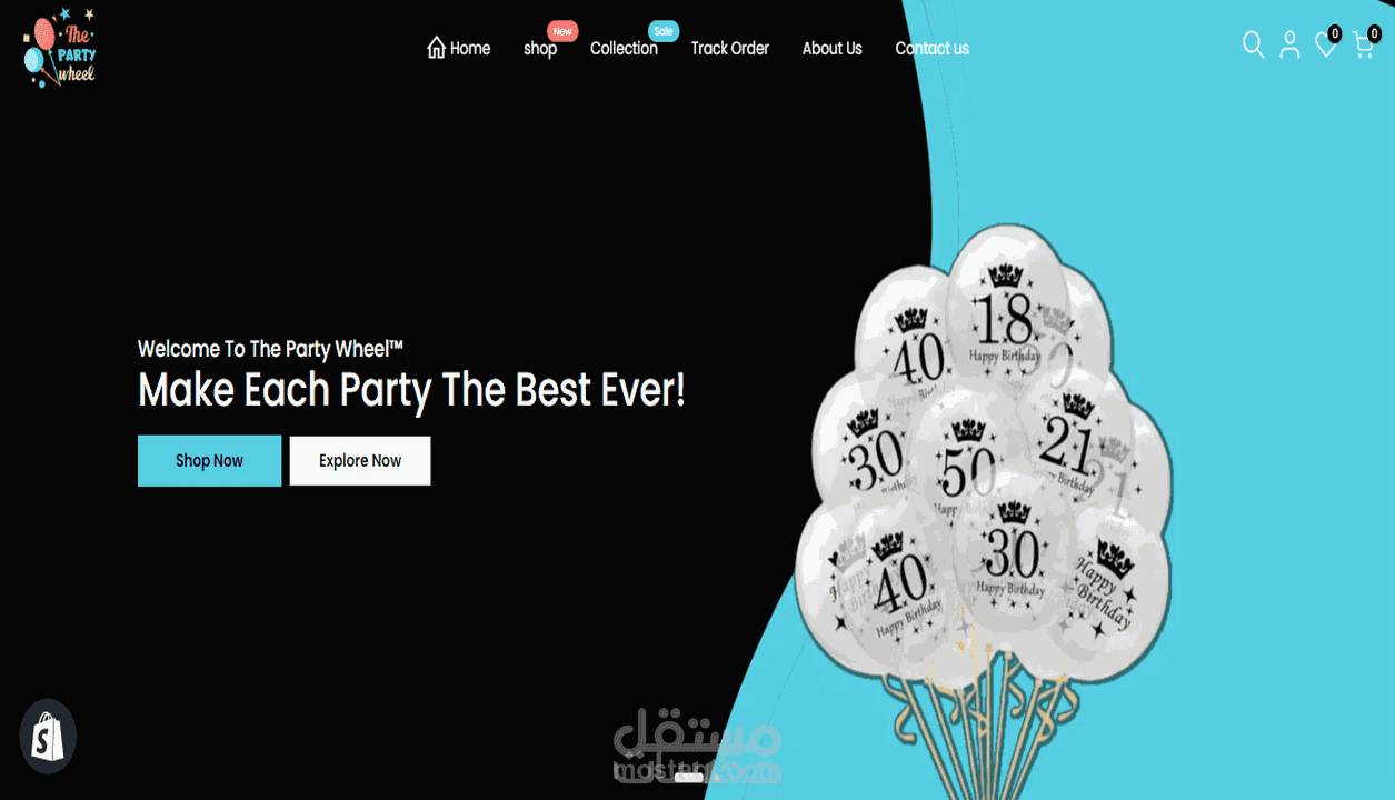 تصميم متجر الكتروني Shopify