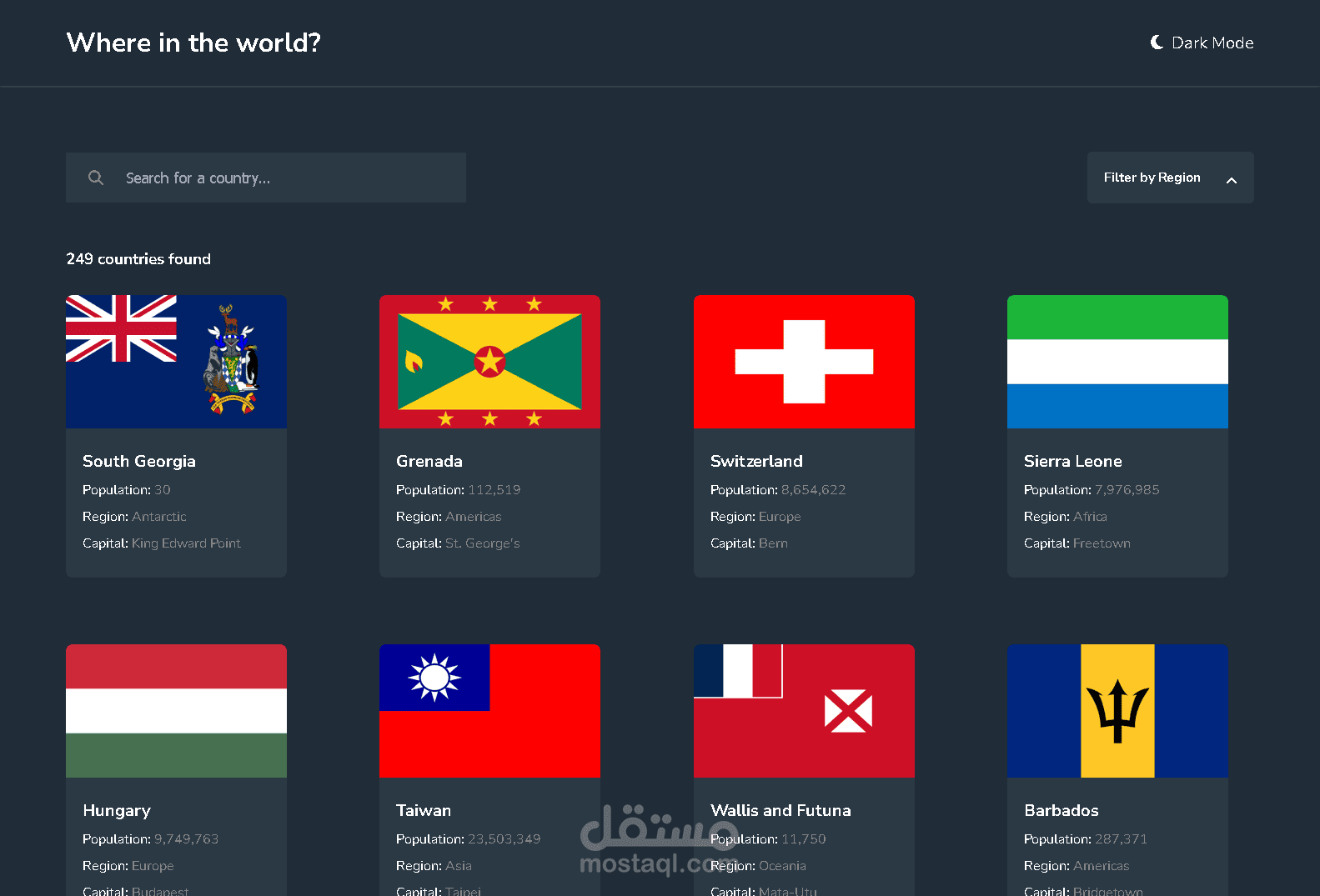 موقع عن جميع الدول | مستقل