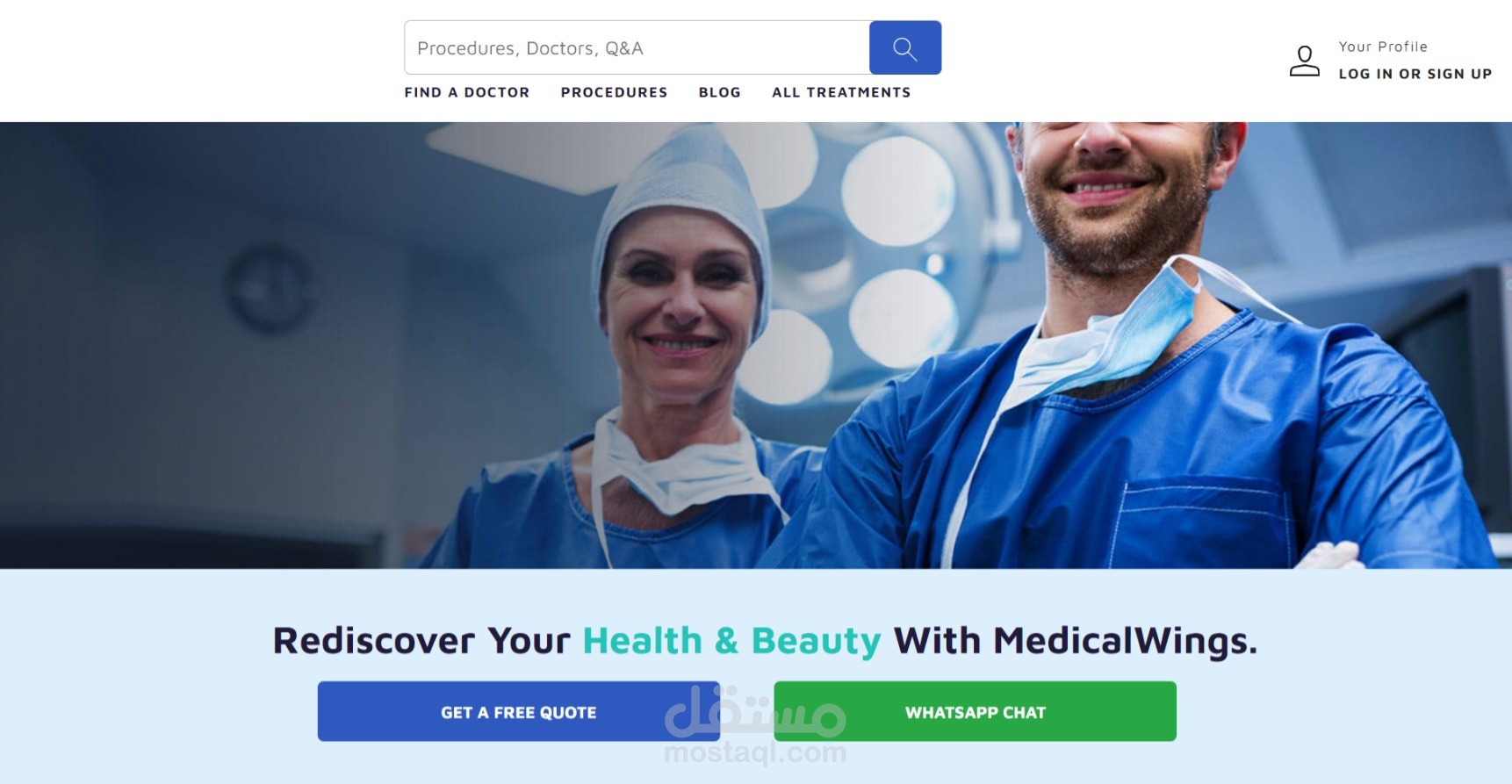 Medical Wings - Multi-Doctor Reservation System with Online Payment Integration