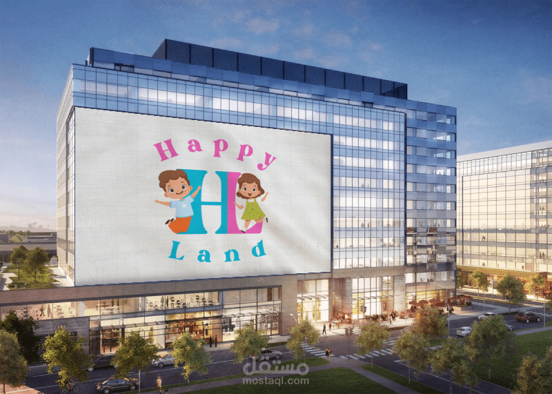 تصميم شعار واعلانات لملاهي أطفال