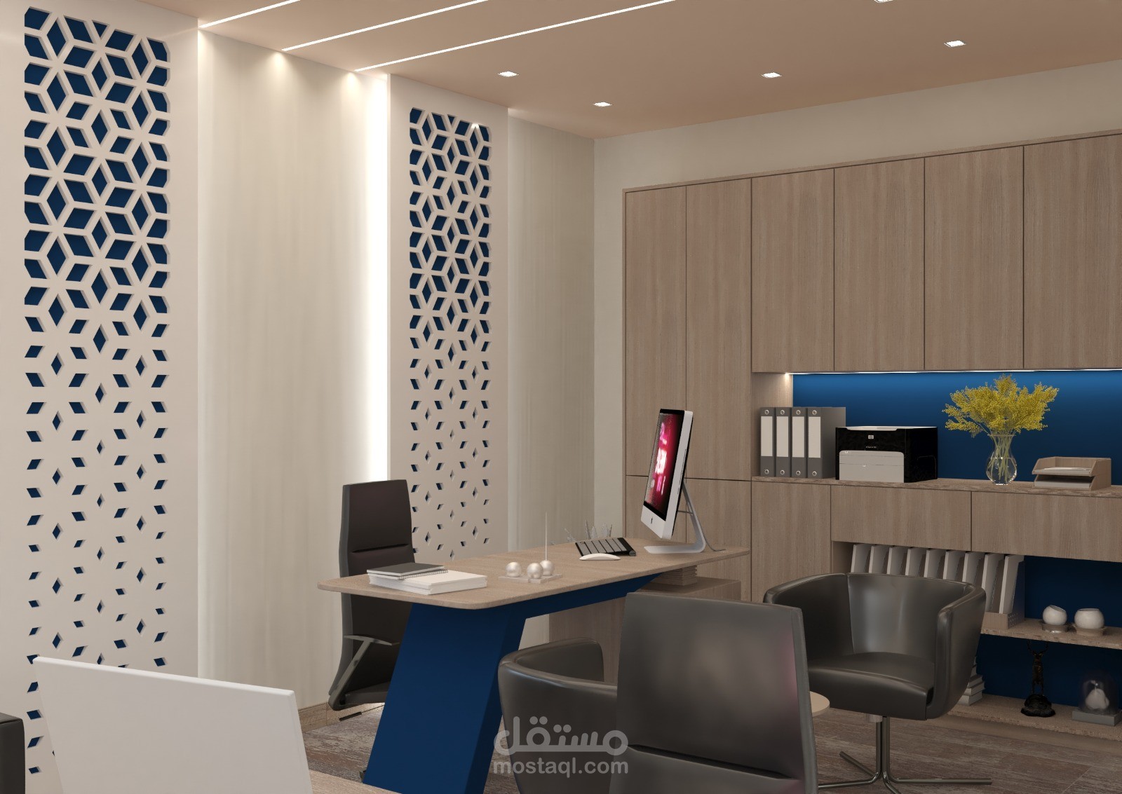 تصميم مكتب ادواري