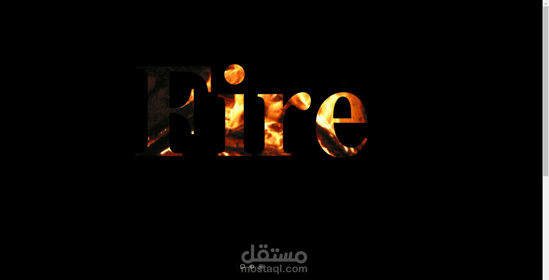 صفحه بسيطه معتمده علي ال scroll