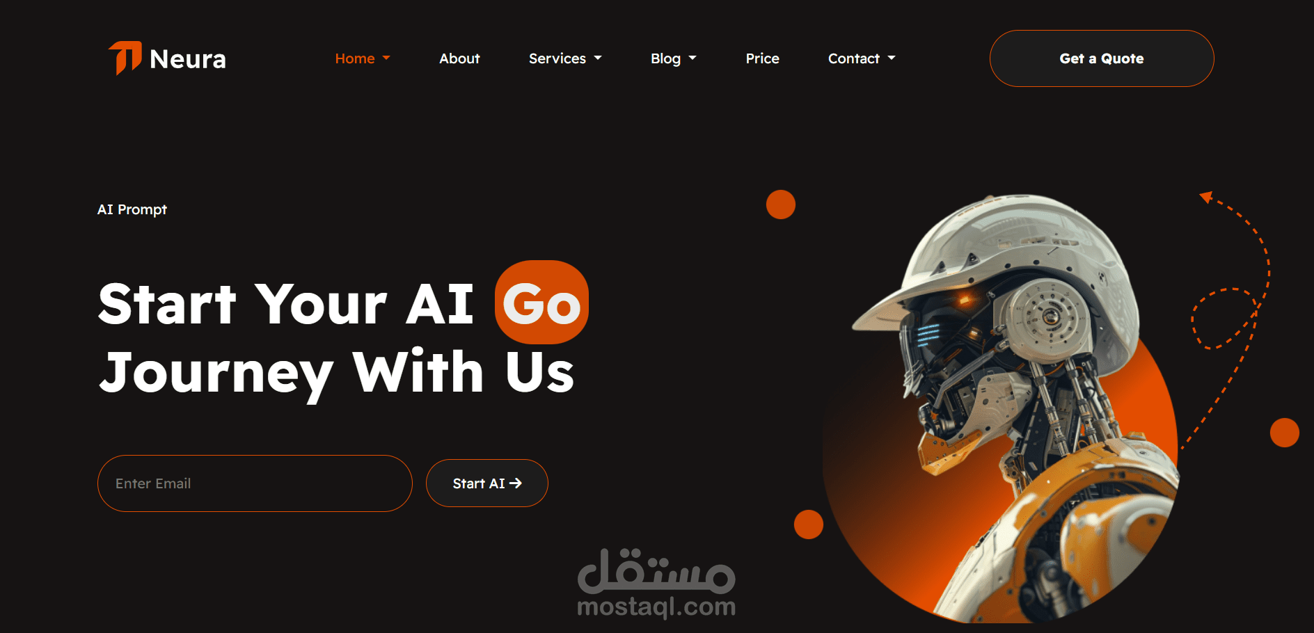 Neura صفحه هبوط