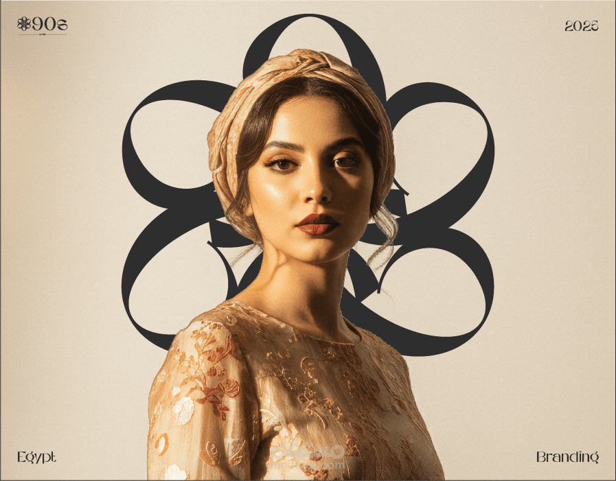 تصميم هوية بصرية كاملة لبراند موضة نسائية فاخرة