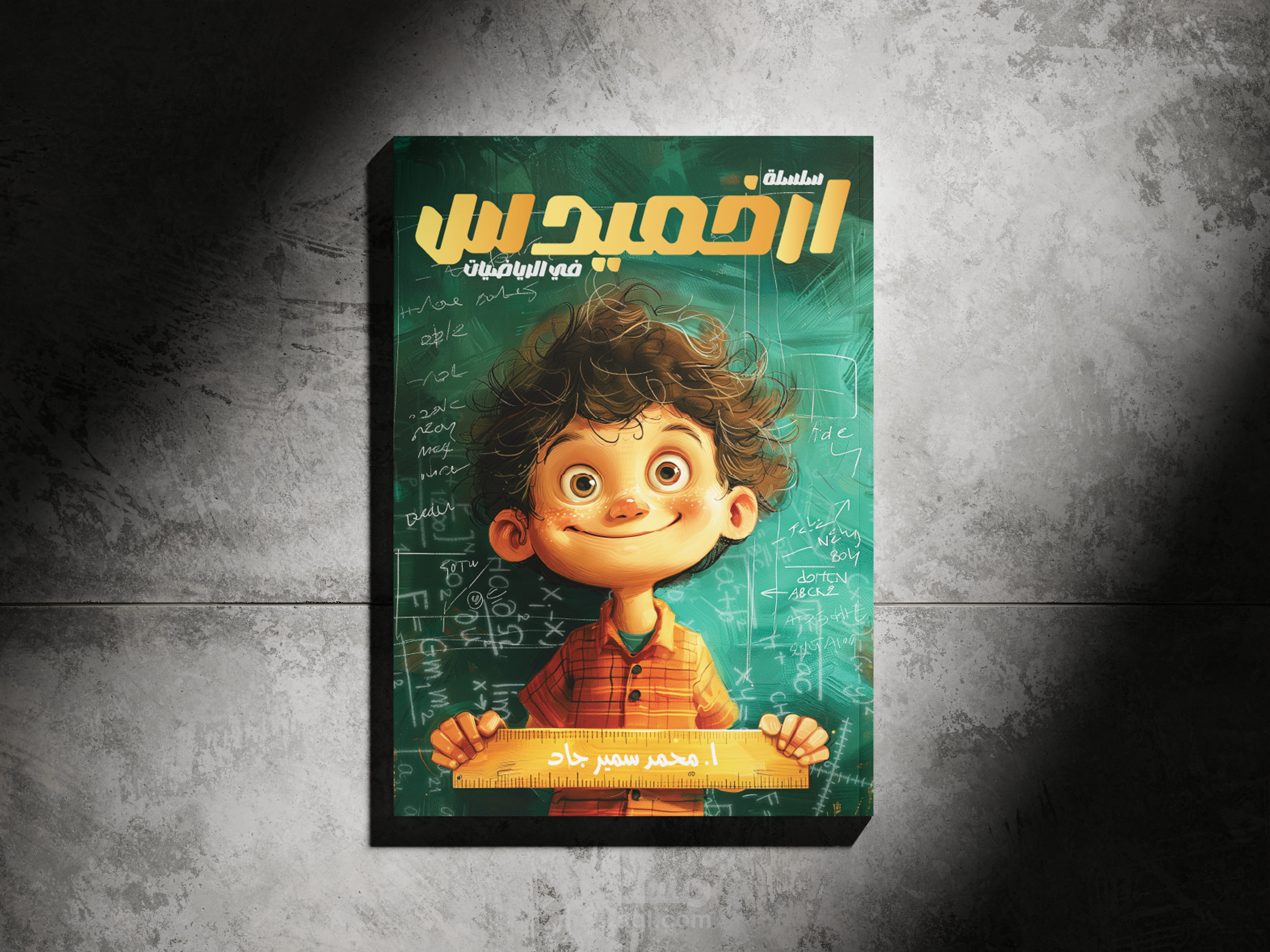 تصميم غلاف مذكرة مدرس رياضيات