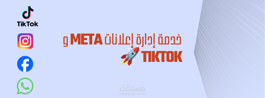 خدمة إدارة إعلانات Meta و TikTok