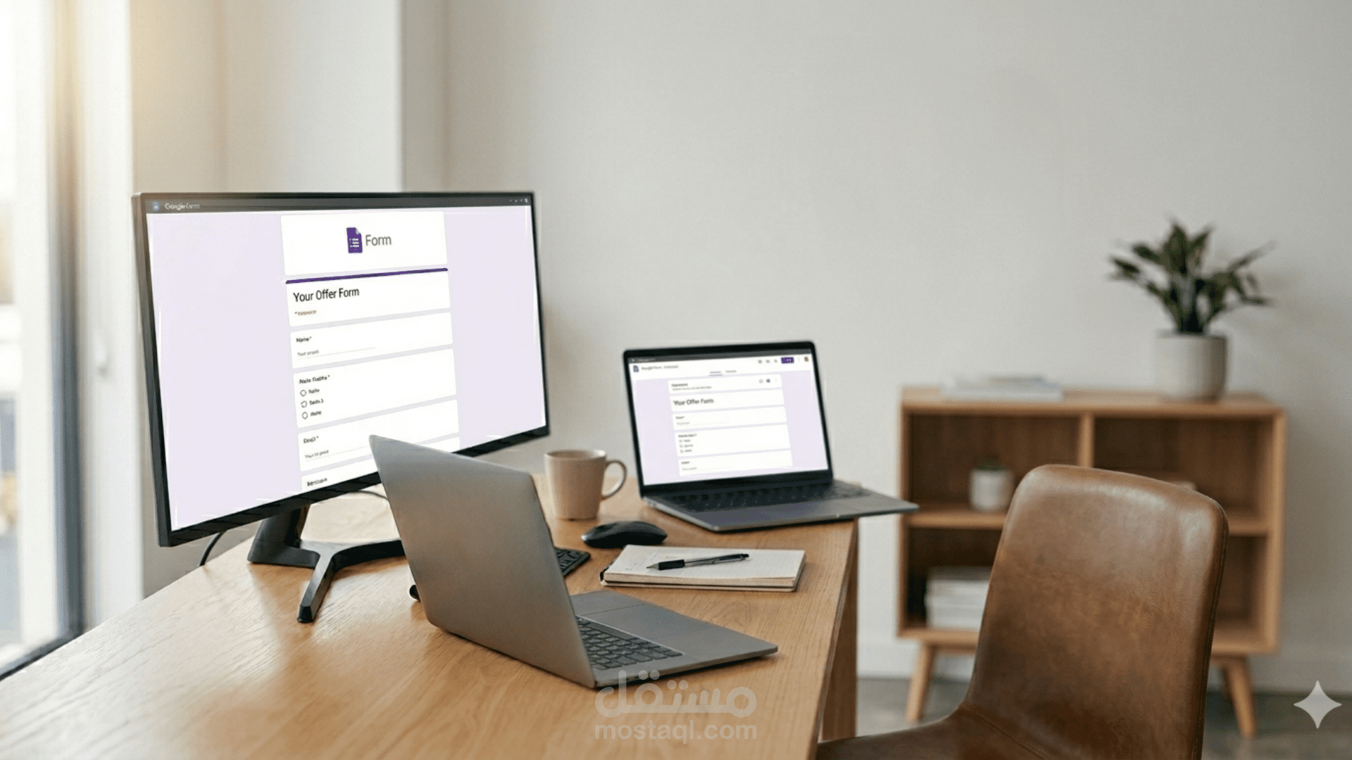 عمل جوجل فورم بشكل احترافي