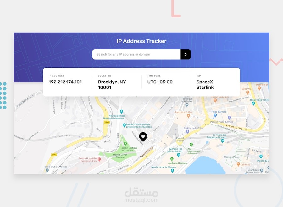Ip address tracker