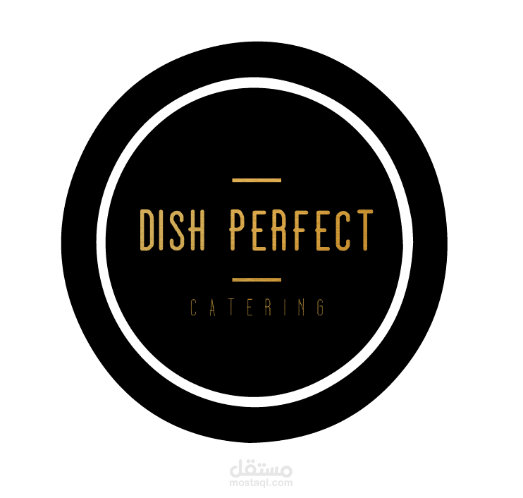 Portofolios osnd logo design anf Menu for catering